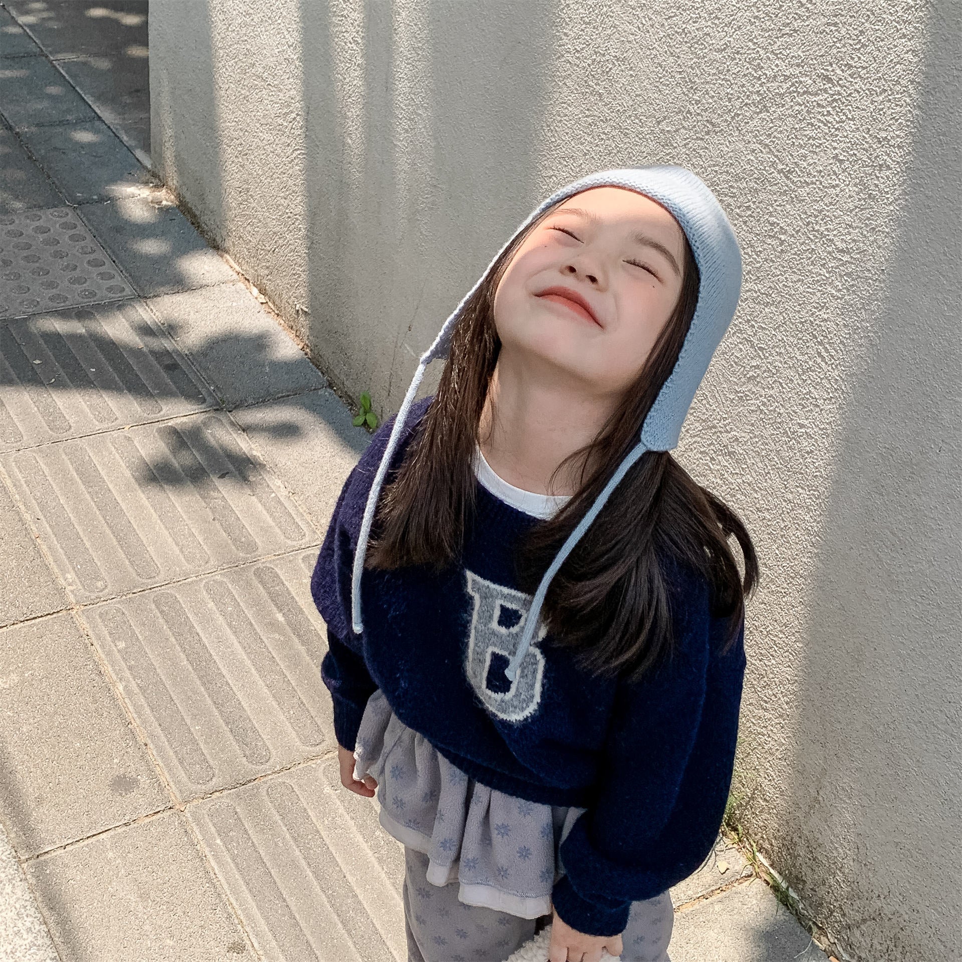 -ビッグワッペンニットセータープルオーバー【mh0010813】 - mamahalo shop - ニット・セーター -  べビー服 - 子供服 - 男の子 - 女の子