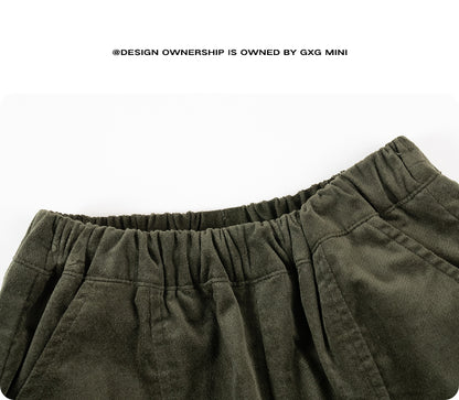 -ロングパンツ コーデュロイ 裏地付き 防寒 暖パン カジュアル【mh0011320】 - mamahalo shop - ロングパンツ・スウェットパンツ -  べビー服 - 子供服 - 男の子 - 女の子