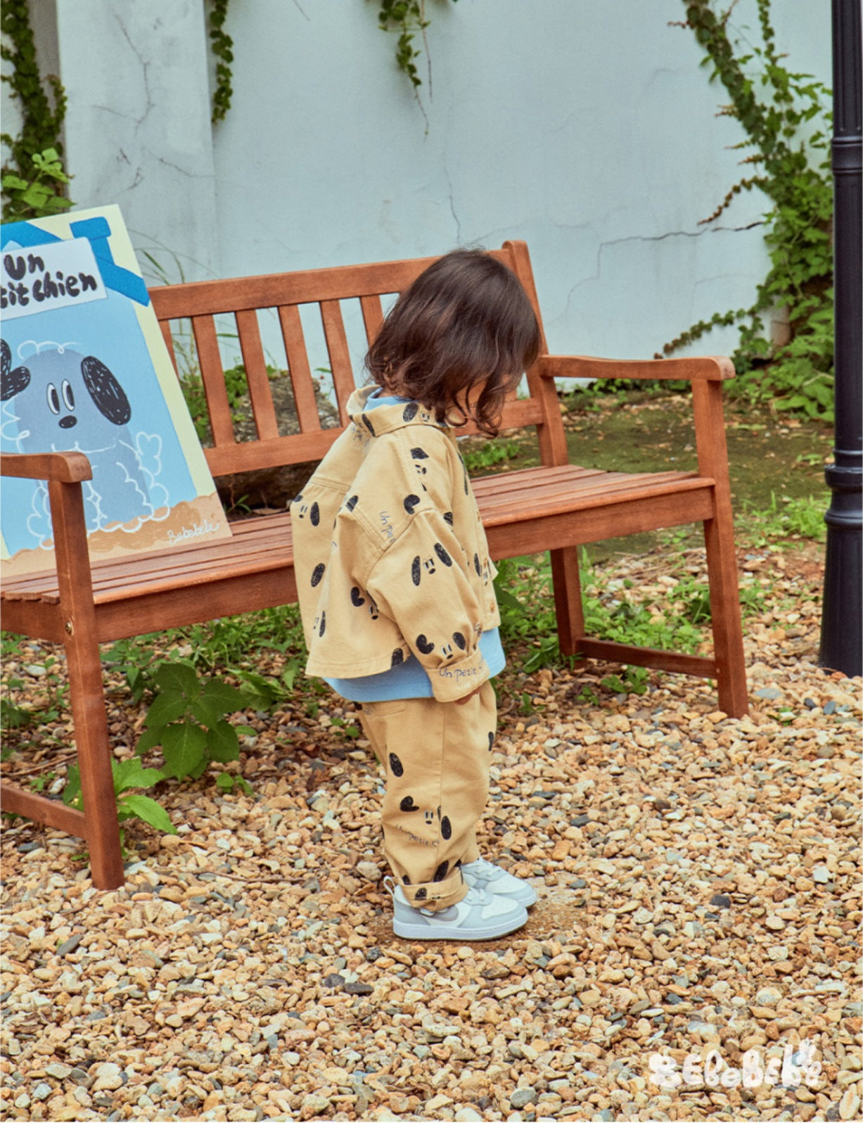 -ドッグ柄ジャケット/犬プリントスウェット/いぬ柄パンツ【mh0010984】 - mamahalo shop - 長袖セットアップ -  べビー服 - 子供服 - 男の子 - 女の子