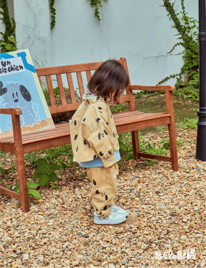 -ドッグ柄ジャケット/犬プリントスウェット/いぬ柄パンツ【mh0010984】 - mamahalo shop - 長袖セットアップ -  べビー服 - 子供服 - 男の子 - 女の子
