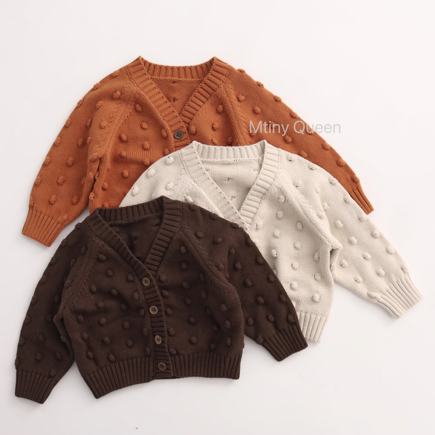 Popcorn Knit Cotton Cardigan ポップコーン コットン カーディガン【mh0012506】
