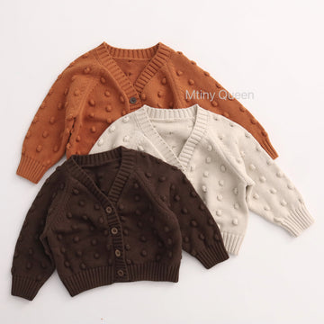 Popcorn Knit Cotton Cardigan ポップコーン コットン カーディガン【mh0012506】
