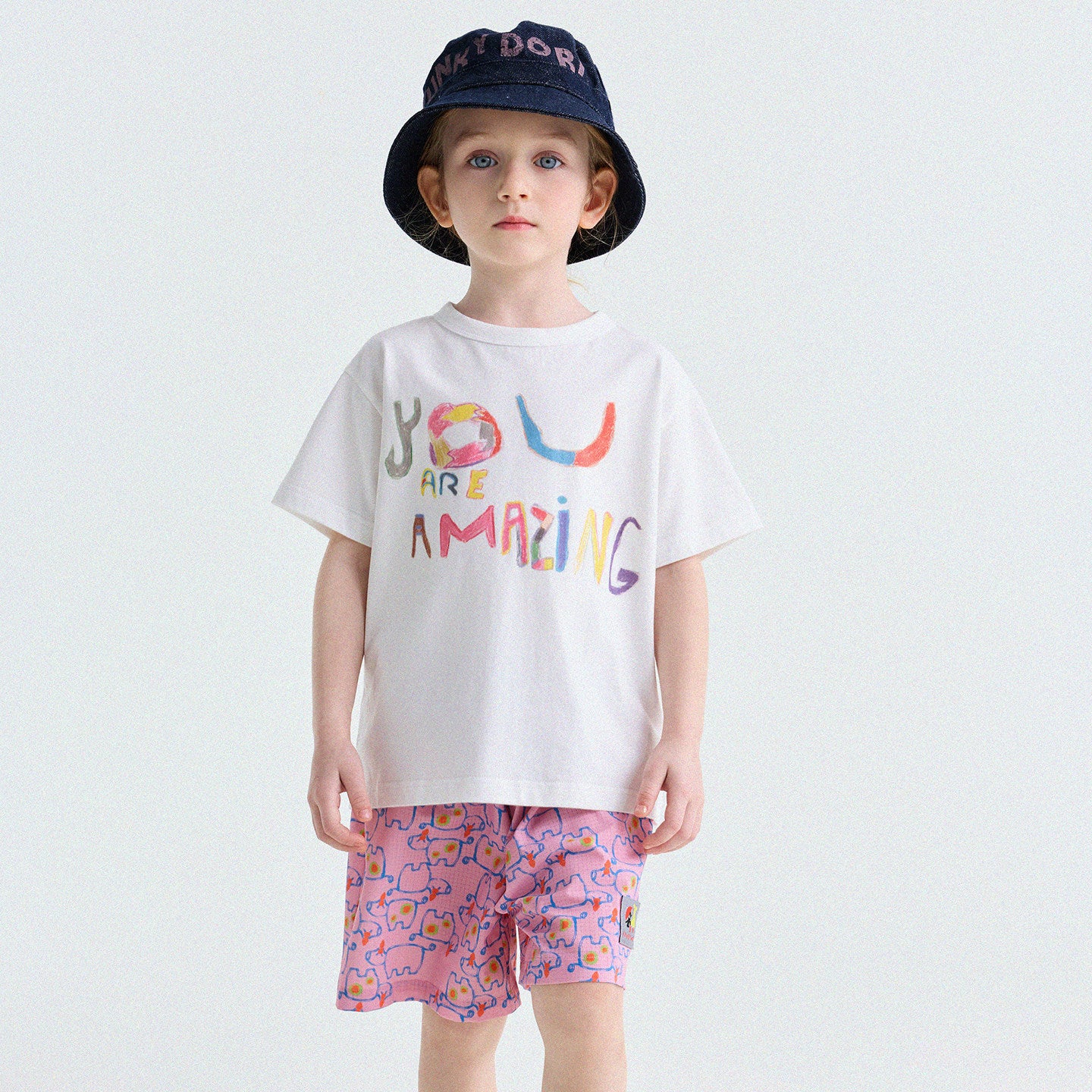 Lettering Graphic Short-Sleeved T-Shirt ビッグシルエット 半袖Tシャツ【mh0013196】