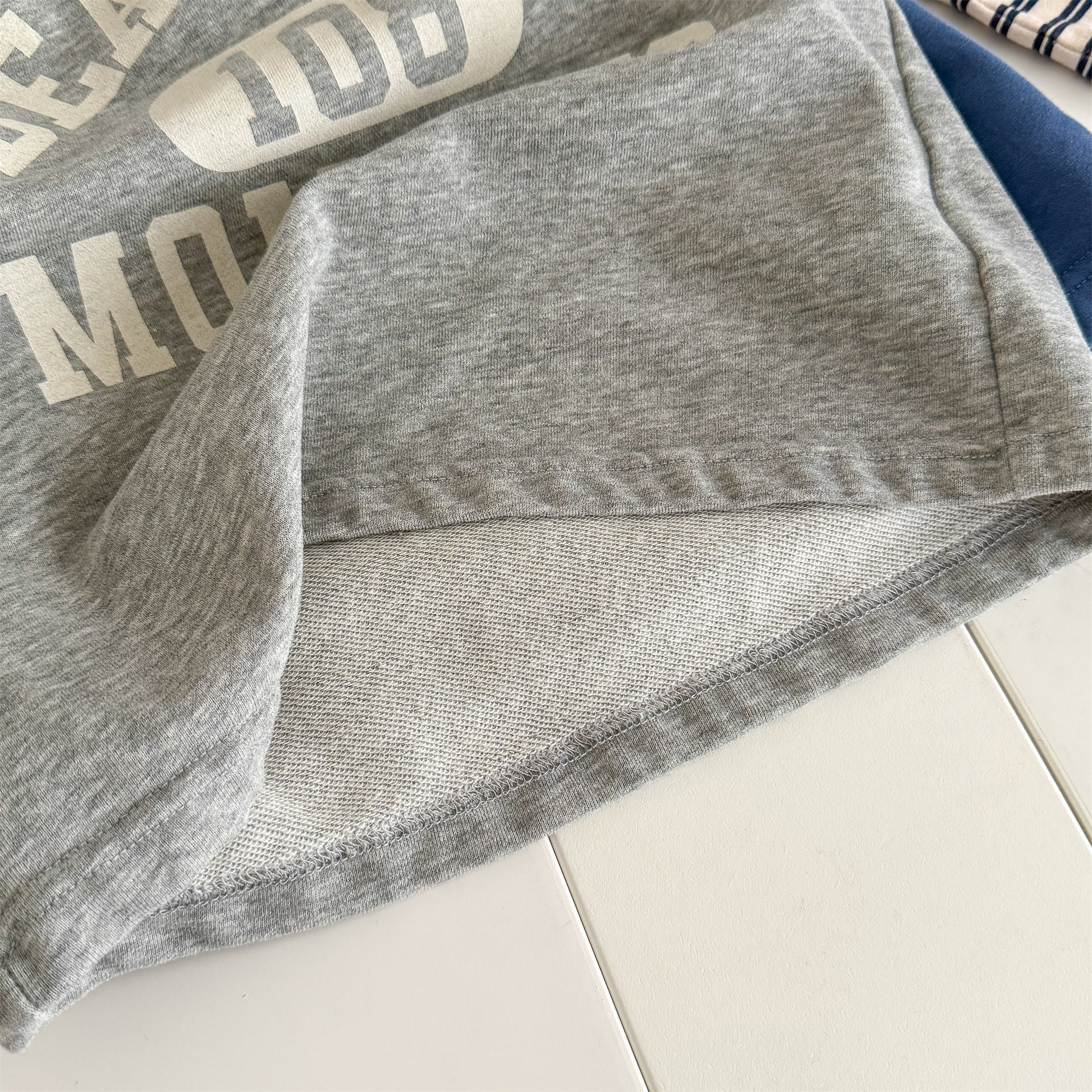 -ロゴプリントベストドッキング長袖Tシャツ スウェット【mh0010806】 - mamahalo shop - 長袖Tシャツ -  べビー服 - 子供服 - 男の子 - 女の子