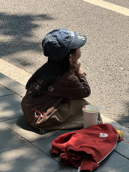 -ペンギン柄プリントTシャツ ロゴ入り長袖トップス【mh0011055】 - mamahalo shop - 長袖Tシャツ -  べビー服 - 子供服 - 男の子 - 女の子