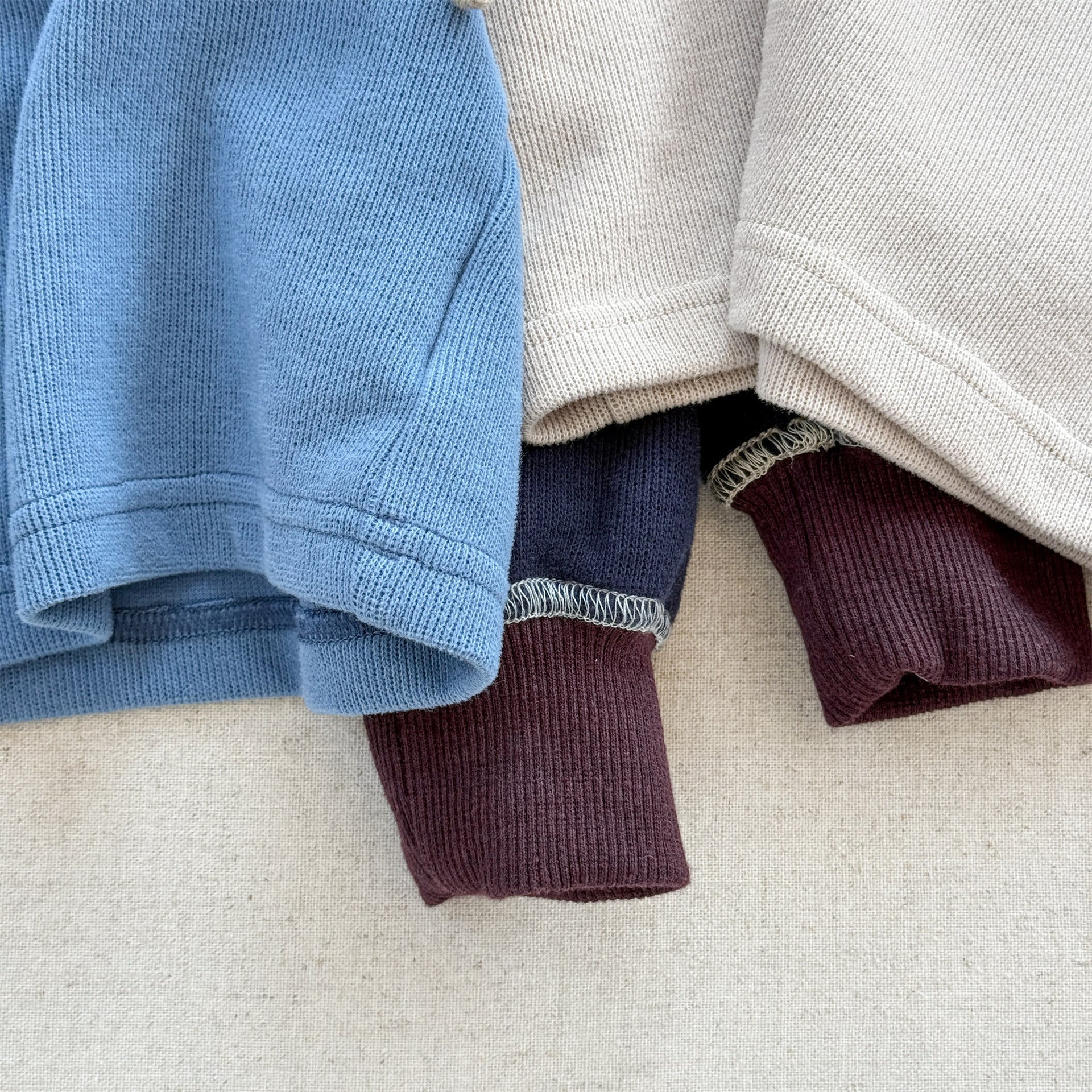 -ロゴプリント長袖スウェット ラグランTシャツ【mh0010812】 - mamahalo shop - 長袖Tシャツ -  べビー服 - 子供服 - 男の子 - 女の子