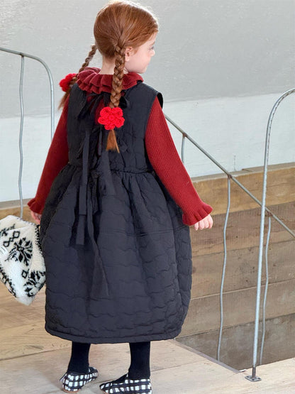 Sleeveless Quilted Dress [mh0011774]