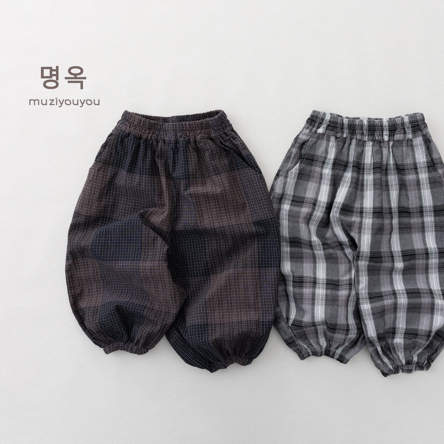Check Casual Pocket Pants チェック ロングパンツ【mh0013613】