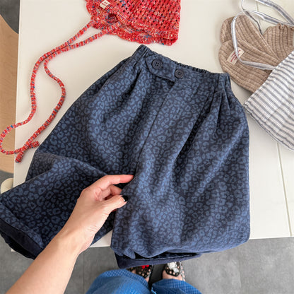 レオパード柄ワイドデニムパンツ【mh0010904】