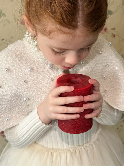 長袖ワンピース/ショールケープ チュチュスカートドレス パール刺繍ボレロ【mh0011899】