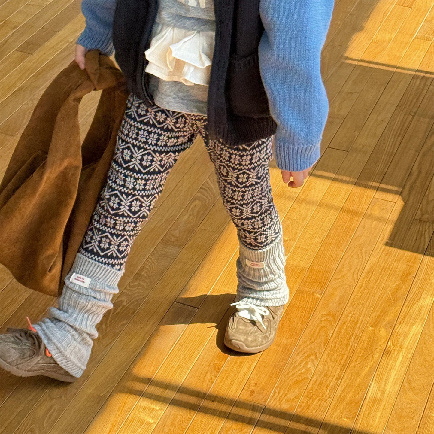 裏起毛レギンスパンツ トライバル ネイティブ柄 レギパン【mh0011911】