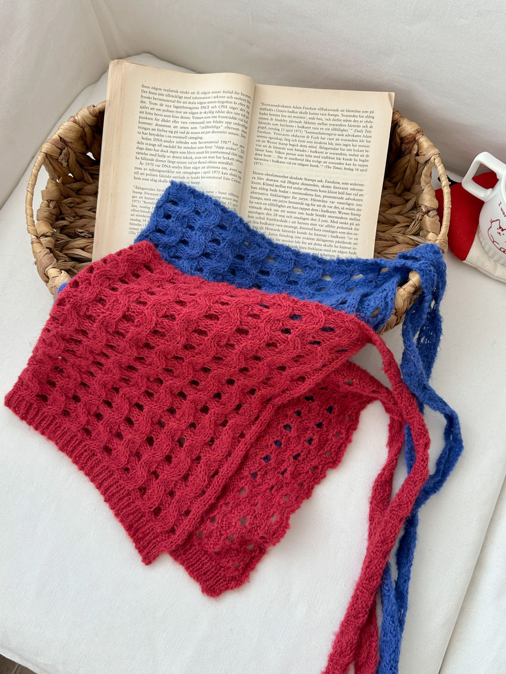 -サイドリボン透かし編みニット巻きスカート【mh0010771】 - mamahalo shop - スカート -  べビー服 - 子供服 - 男の子 - 女の子