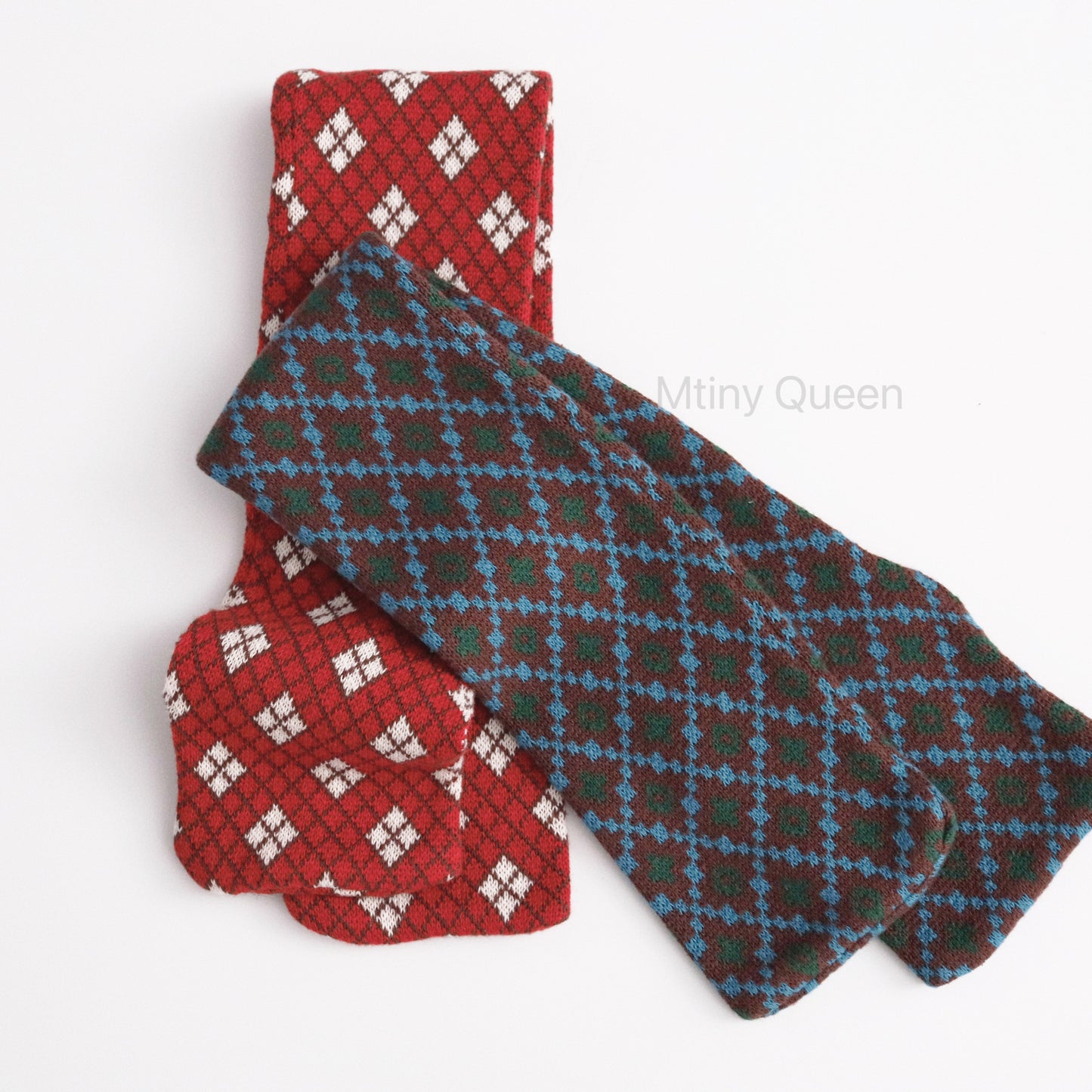 キッズマフラー アーガイルチェック ネックウォーマー【mh0011783】