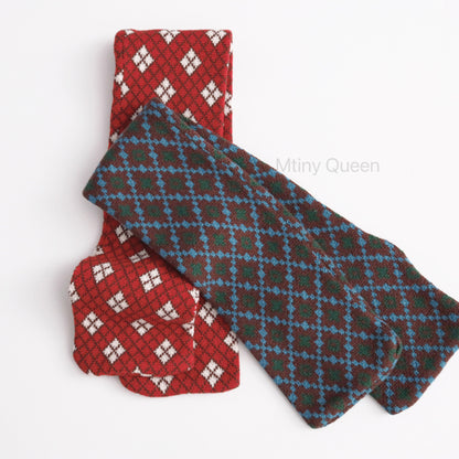 キッズマフラー アーガイルチェック ネックウォーマー【mh0011783】