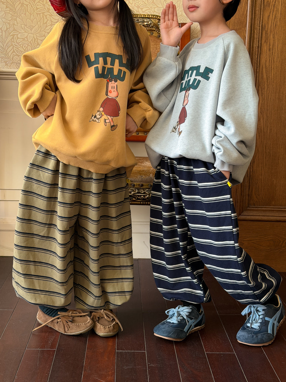 キッズ ボーダー バルーン ルーズ ロングパンツ【mh0013923】