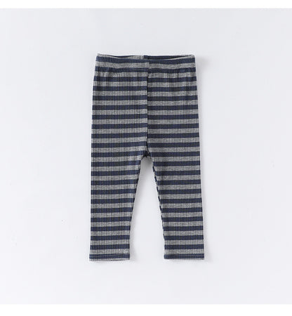 -ボーダー長袖ロンパース/ロングパンツ【mh0010730】 - mamahalo shop - ロンパースセットアップ -  べビー服 - 子供服 - 男の子 - 女の子