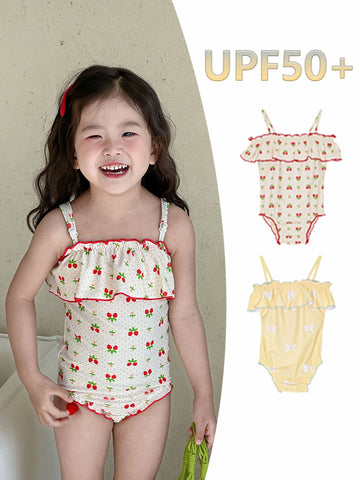UPF50 Plus Ruffled One-piece Swimsuit ワンピース 水着【mh0012582】