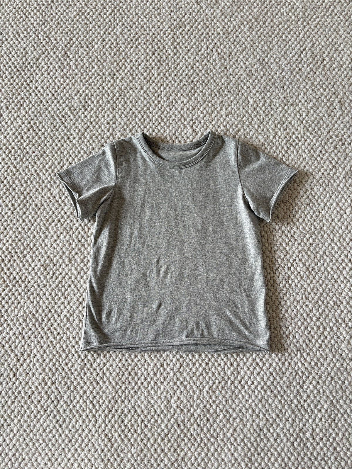 yummy&rocky | Cotton Raw Edge T-shirt コットン 半袖Tシャツ【mh0020174】