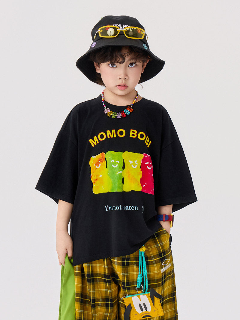 Gummy Bear Graphic Tee クマプリント 半袖Tシャツ【mh0012995】