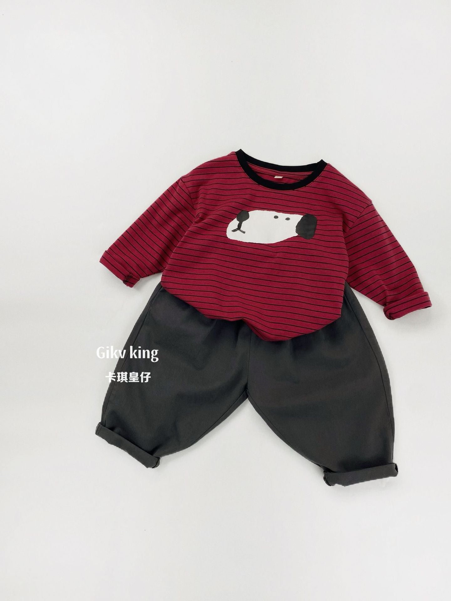 Cotton Loose Fit Straight Leg Pants 【mh0012560】