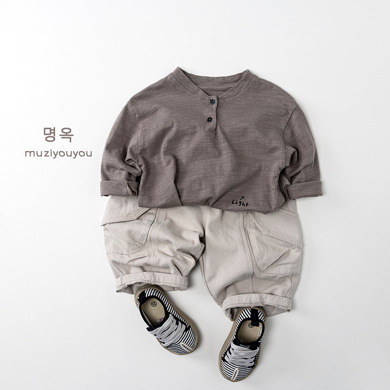 -ライトウェイト長袖Tシャツ【mh0010866】 - mamahalo shop - 長袖Tシャツ -  べビー服 - 子供服 - 男の子 - 女の子