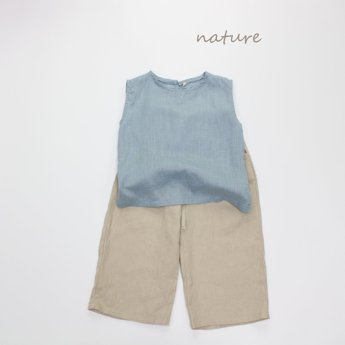 Pure Sleeveless Lyocell Top 無地 ノースリーブトップス【mh0013627】