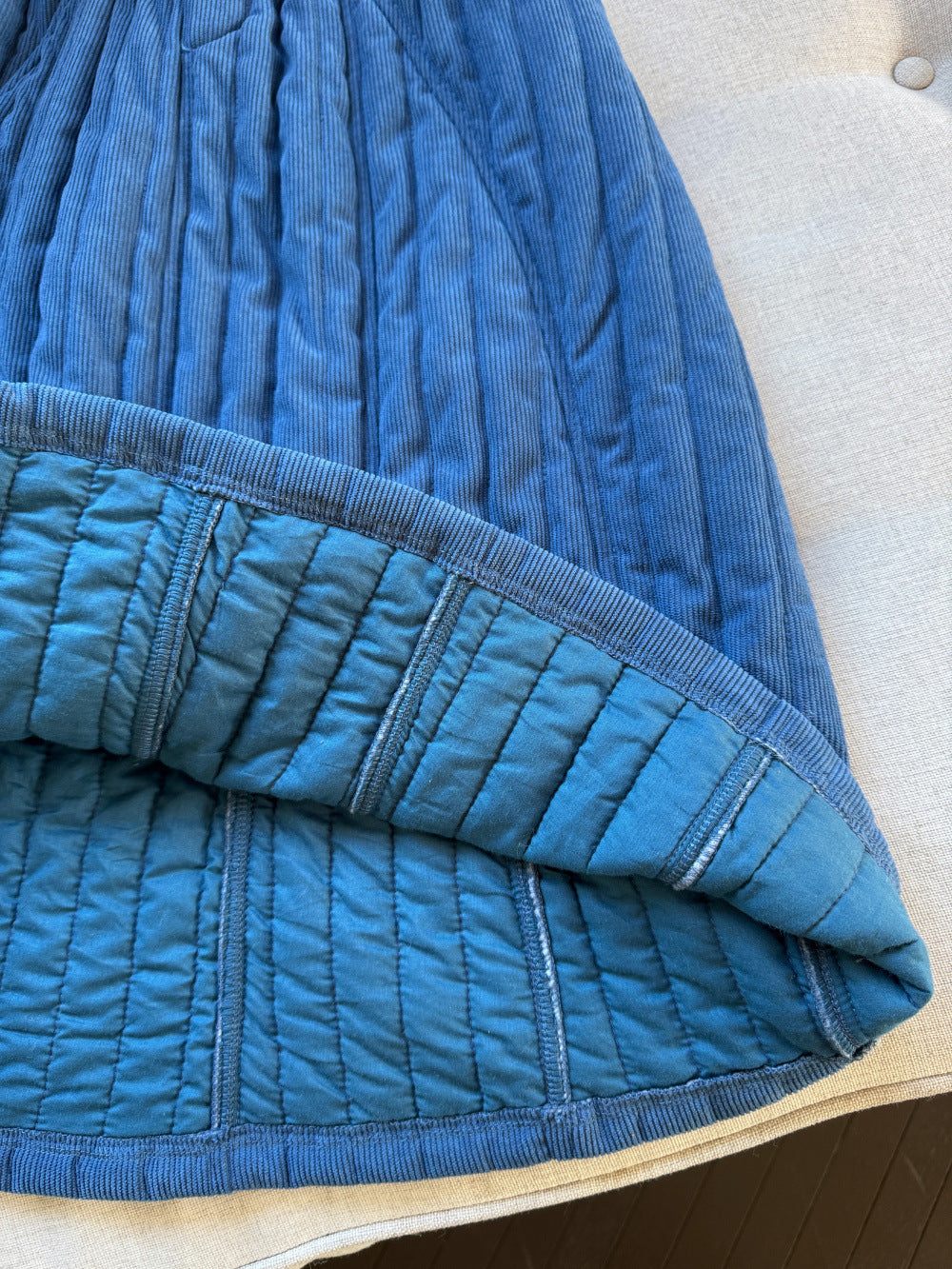 キルティングスカート キッズ 中綿 厚手 ロング丈 シンプル【mh0011687】