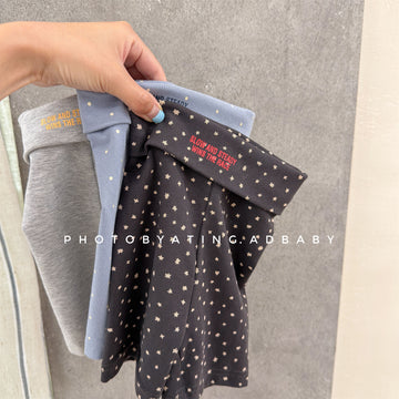Star Print Waist Logo Shorts - Street Style [mh0013706]