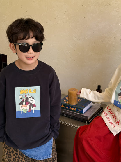 -アルファベットプリント長袖Tシャツ【mh0010760】 - mamahalo shop - 半袖Tシャツ -  べビー服 - 子供服 - 男の子 - 女の子