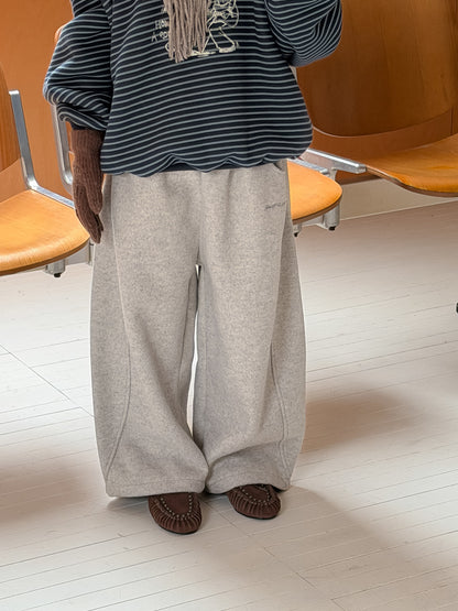 スウェットパンツ 厚手 ワイドルーズロングパンツ【mh0011877】