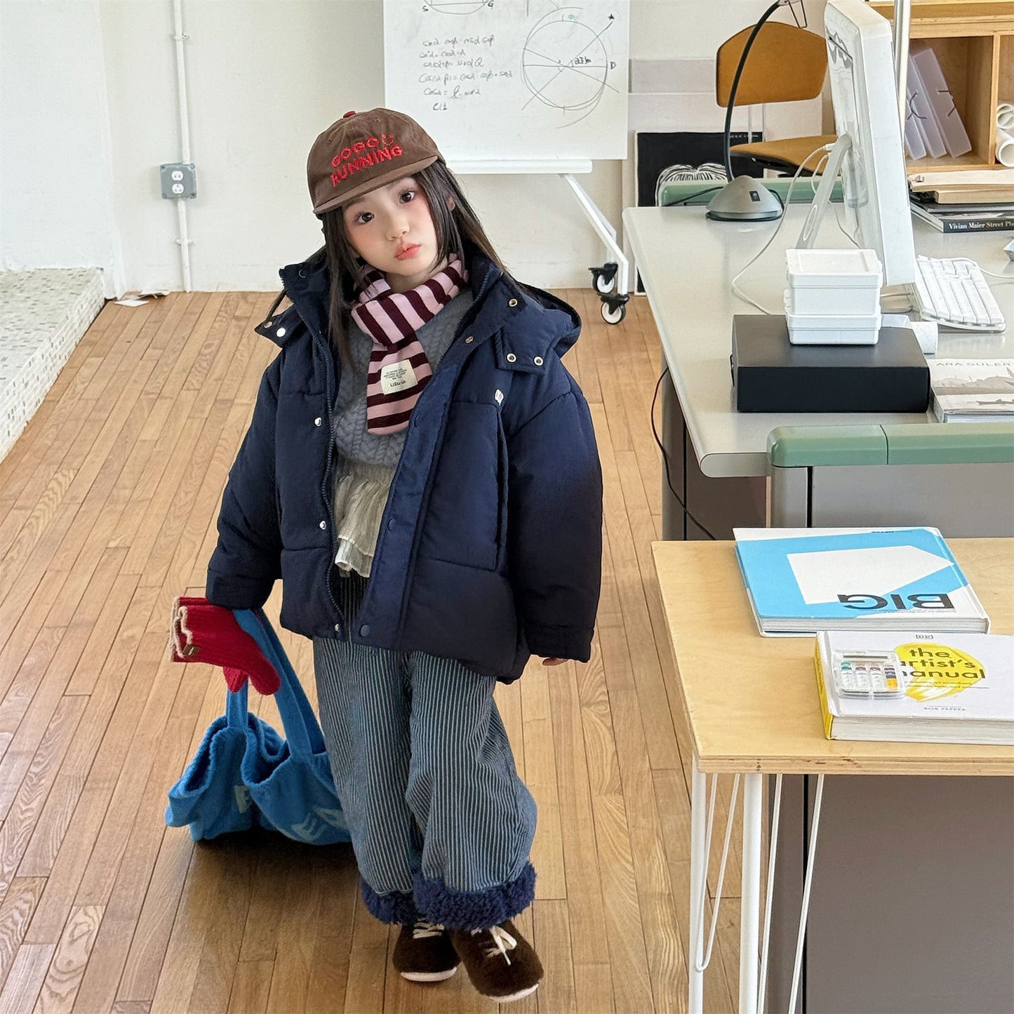 フーディパファージャケット 中綿ブルゾン コート【mh0011913】