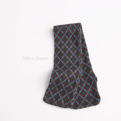 キッズマフラー アーガイルチェック ネックウォーマー【mh0011783】