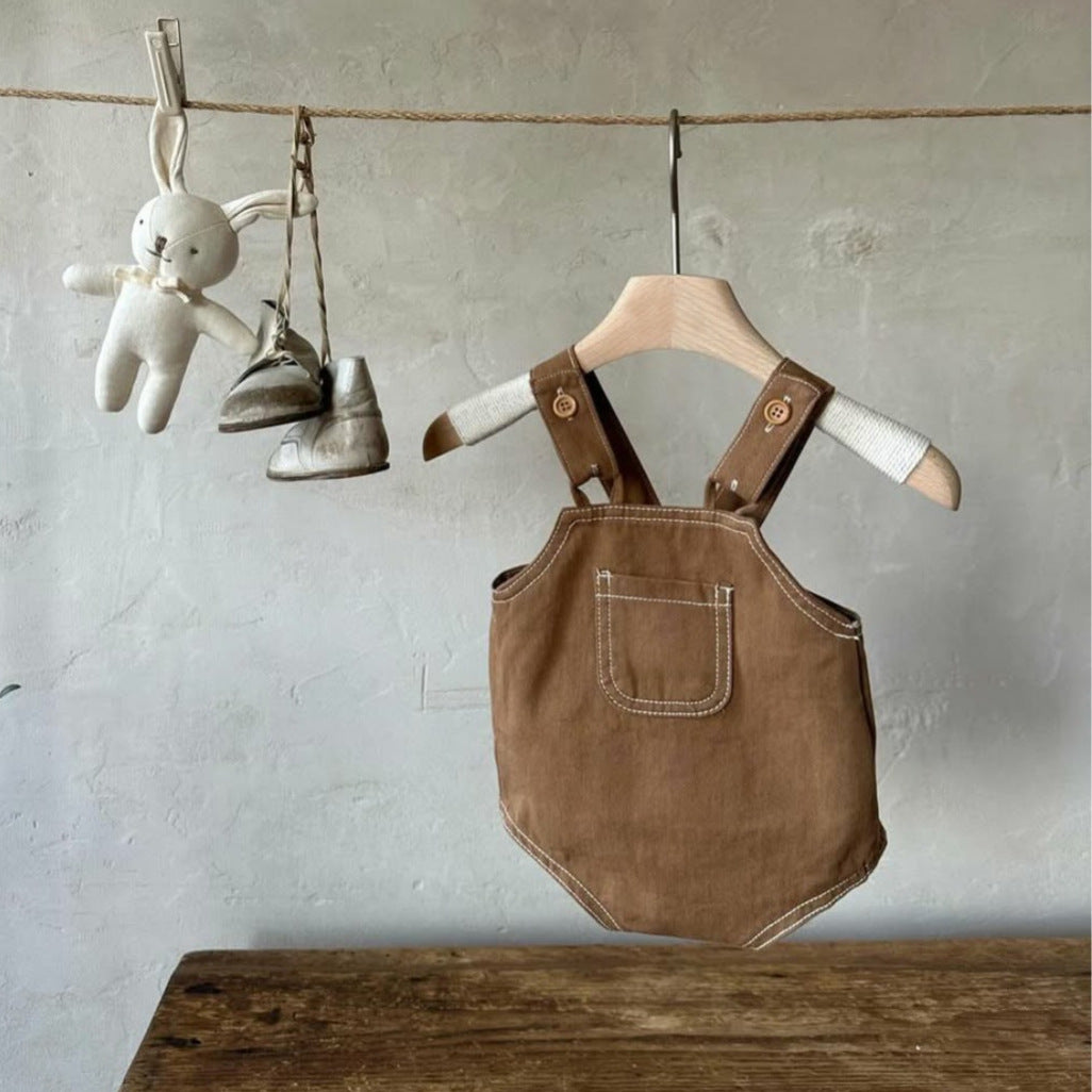 Baby Pocket Stitch Overalls