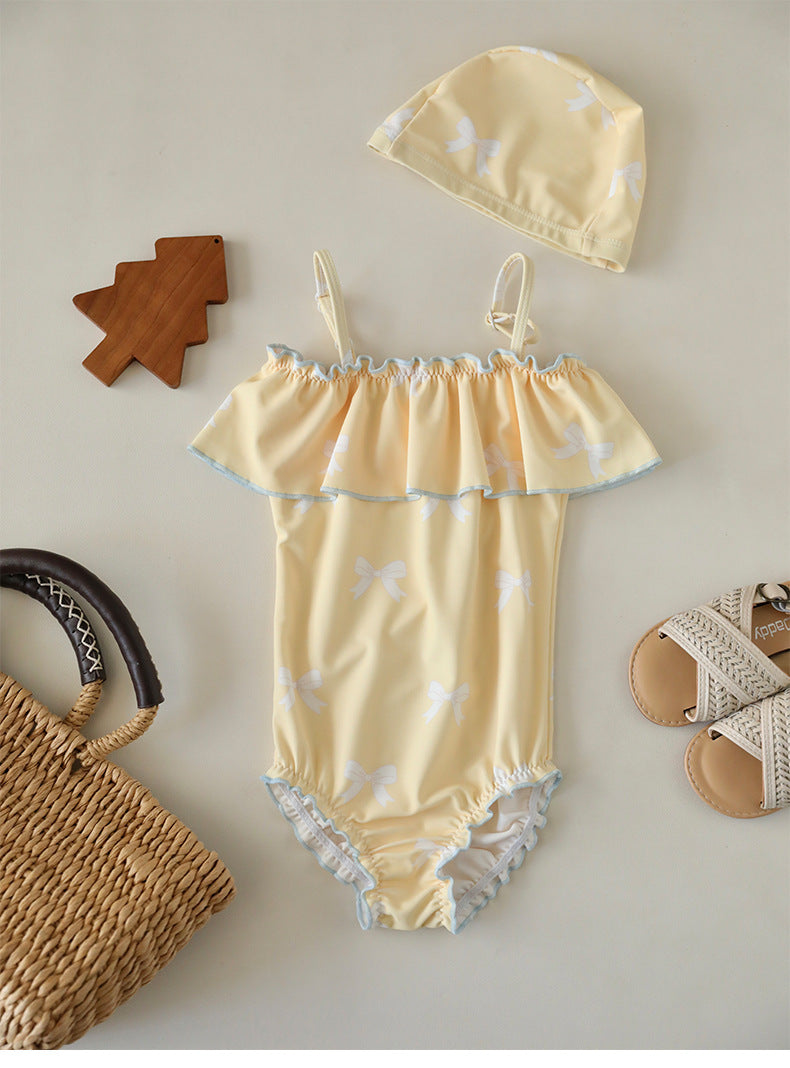 UPF50 Plus Cherry Heart Printed One-piece チェリー ハート 水着【mh0012595】