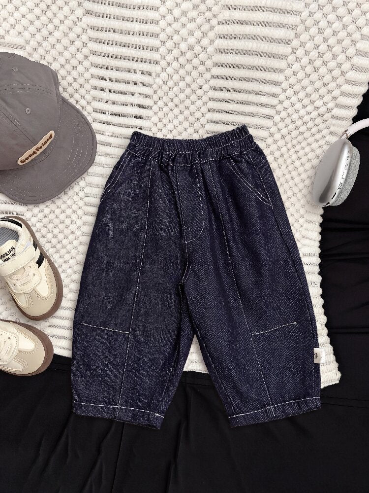 Baby Kids Loose Wide Denim Pants [mh0014009]