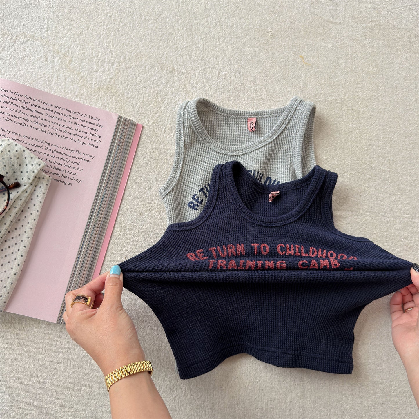 Sleeveless Athletic Training Top ストリート ノースリーブTシャツ【mh0013445】