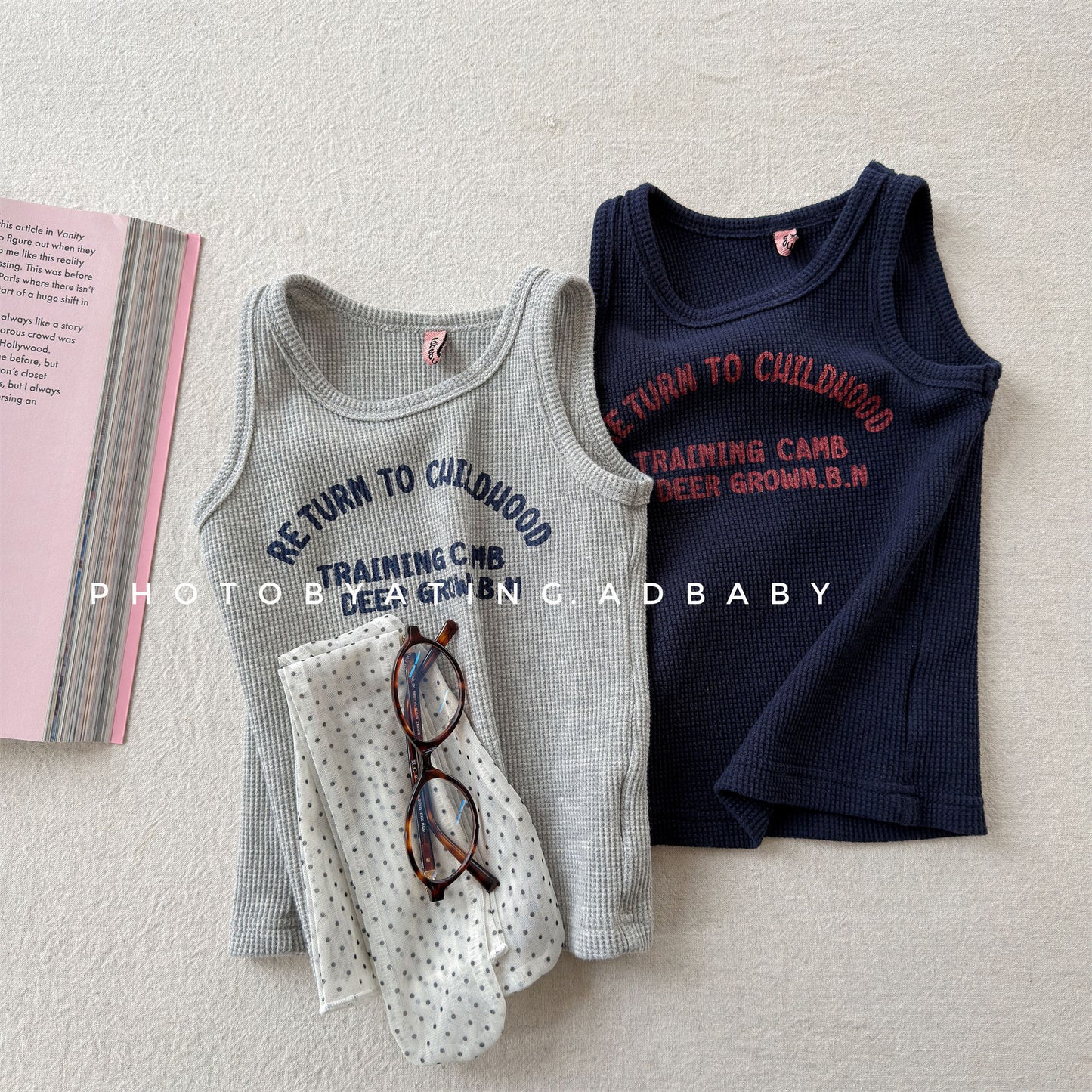 Sleeveless Athletic Training Top ストリート ノースリーブTシャツ【mh0013445】