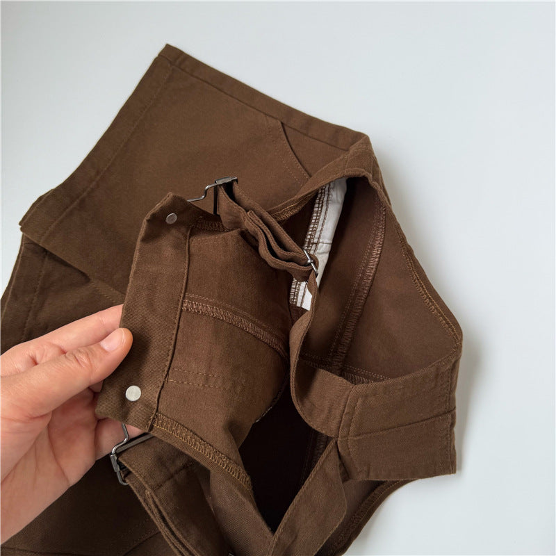 Utility Suspenders Shorts ワーク ショートオーバーオール【mh0013651】