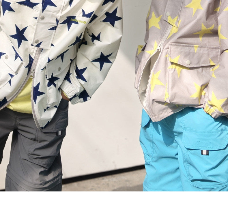 Stardust Windproof Hooded Jacket 星柄 長袖ジャケット【mh0013626】