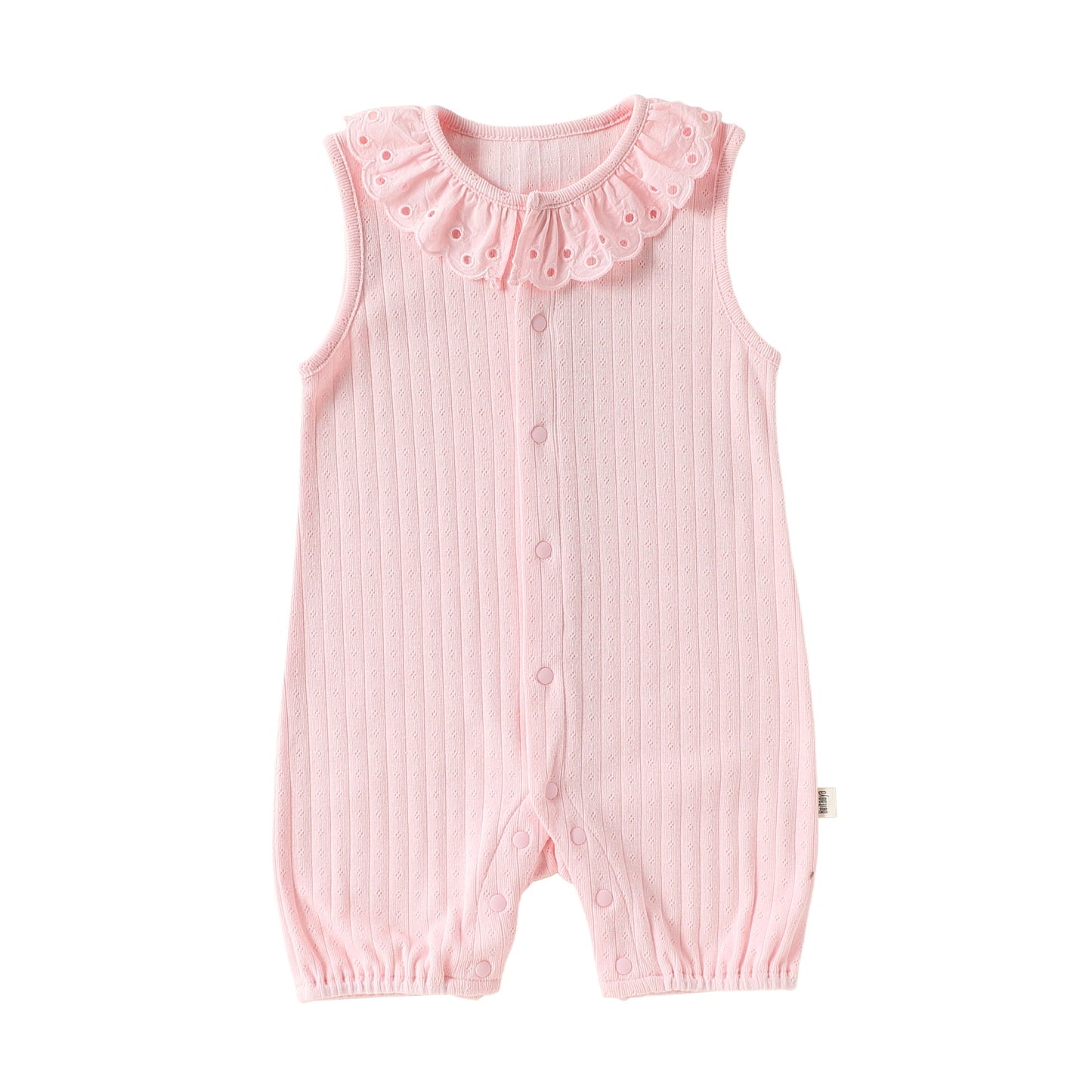 Lace Cotton Romper レース ノースリーブロンパース【mh0013027】