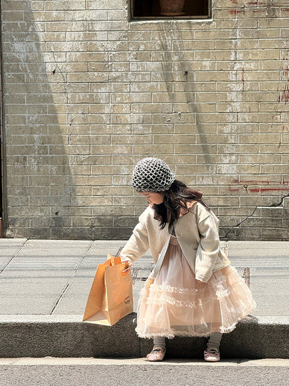 -ニットVネックシンプルカーディガン【mh0011028】 - mamahalo shop - カーディガン・パーカー -  べビー服 - 子供服 - 男の子 - 女の子