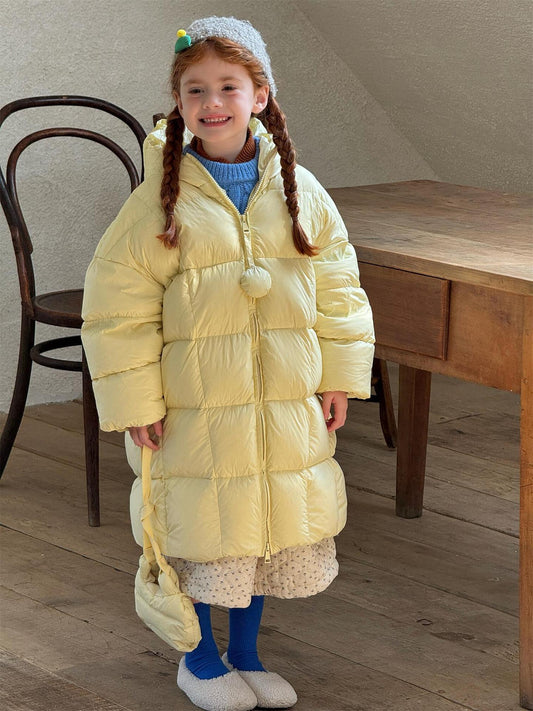 Long down coat buffer long jacket [mh0011768]