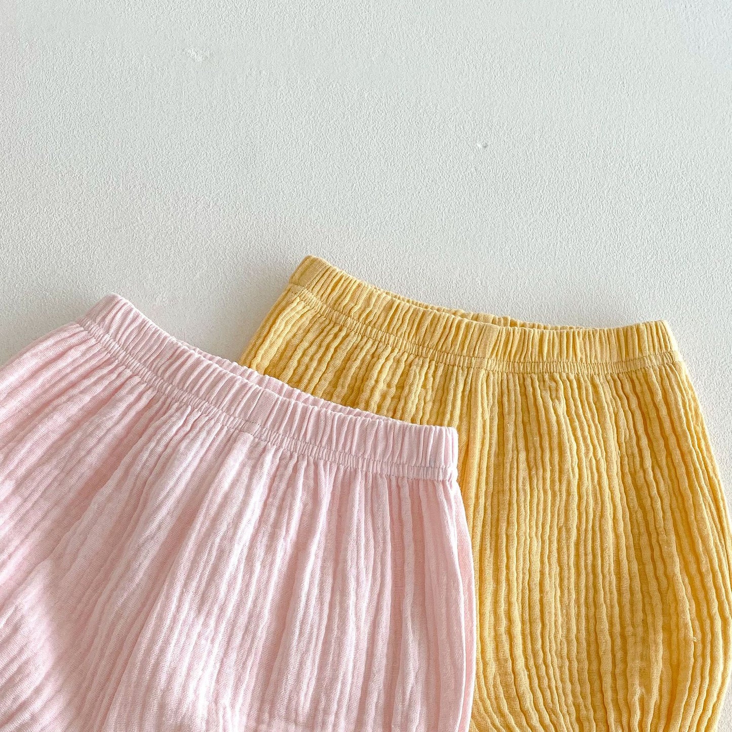 Candy Applique Gauze Frill Flared Set キャンディ キャミソール ショートパンツ セット【mh0013438】