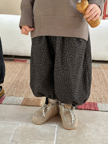 Kids' Leopard Balloon Long Pants [mh0014780]