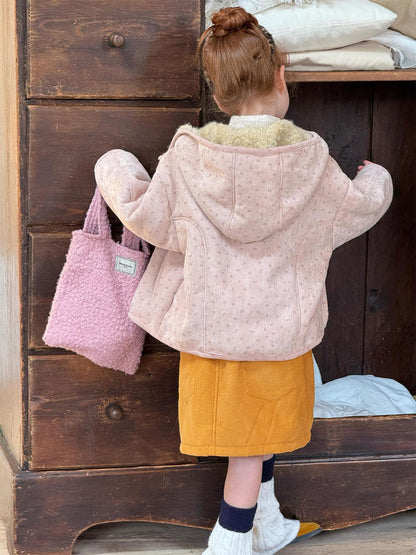 フーディジャケット フラワープリント 裏ボアフリース アウター【mh0011770】