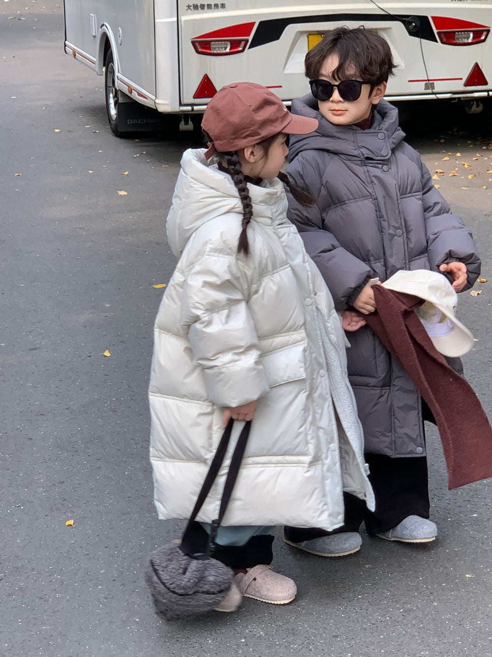 ダウンジャケット ロングコート フーディベンチコート【mh0011653】