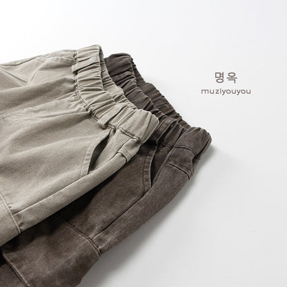 -フラップポケットルーズカーゴパンツ【mh0010875】 - mamahalo shop - ロングパンツ・スウェットパンツ -  べビー服 - 子供服 - 男の子 - 女の子