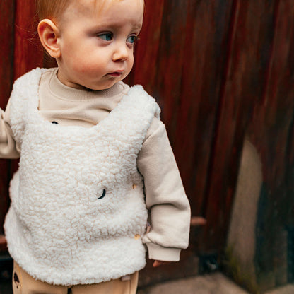 ベスト ボア素材 ノースリーブ プルオーバー アウター ベスト【mh0011645】