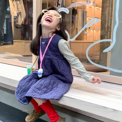 キルティングノースリーブワンピース【mh0010907】