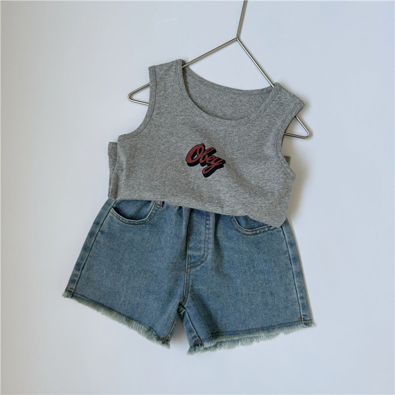 Fringed Raw Hem Denim Shorts フリンジ デニムショートパンツ【mh0013643】